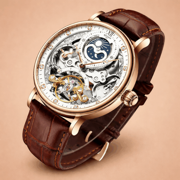 Men's Luxury Skeleton Automatic Mechanical Wrist Watch